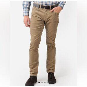 Rodd & Gunn Corduroy Pants Straight Fit tan brown 35 short